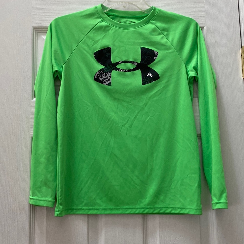 3/$22 - Youth Protect This House Under Armour Long Sleeve  Shirt, Size Youth M